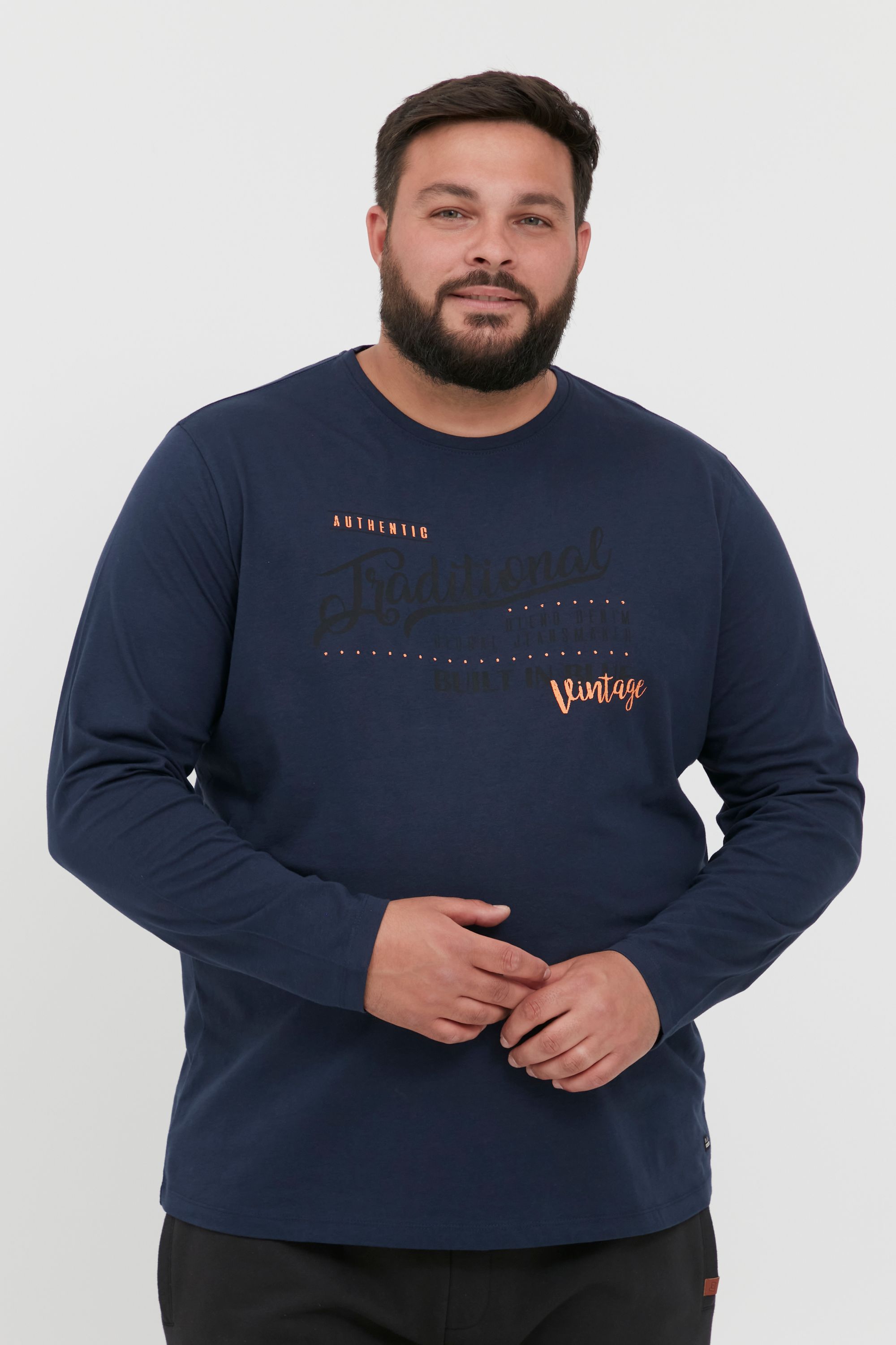 

Лонгслив BLEND Longsweatshirt, синий