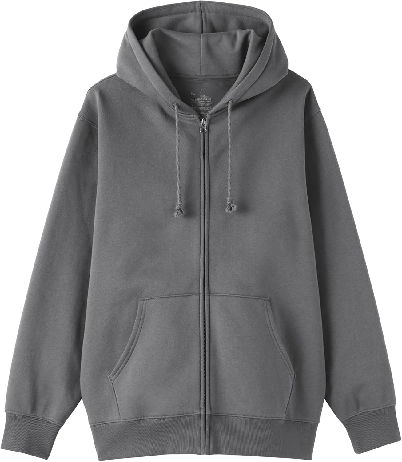 

Мужская толстовка на молнии MUJI, серый