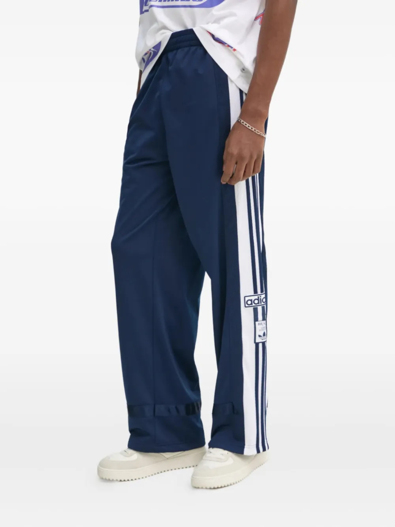 

Adidas спортивные брюки с полосками 3-Stripes, синий
