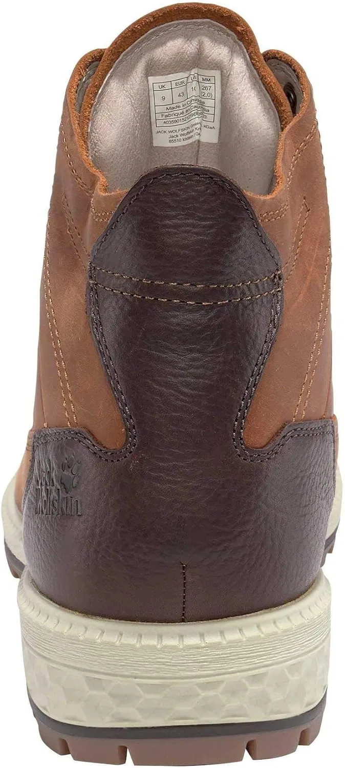 Мужские армейские ботинки Jack Wolfskin Jack Mid M, Brown — фото 3