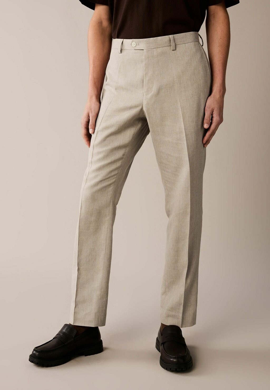

Брюки Regular Fit Next, бежевый