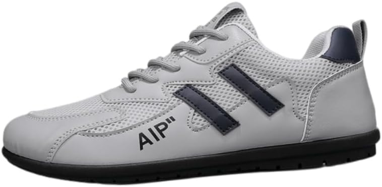 

Мужские спортивные кроссовки Fusecottc с закругленным носком и сетчатым верхом- дышащие, удобные и нескользящие, серый