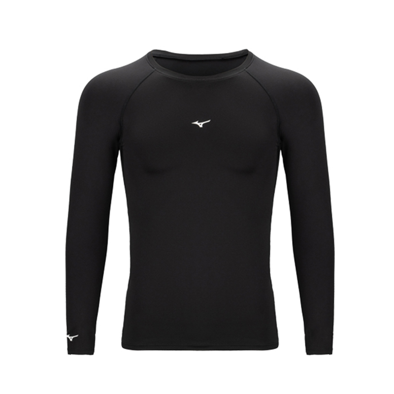 

Майка для бадминтона унисекс черная Mizuno