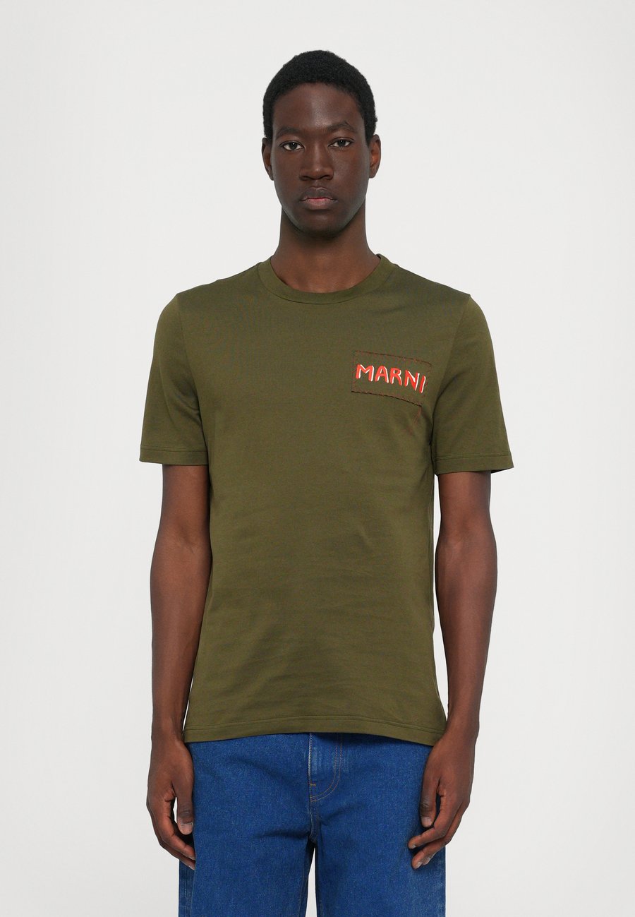 

Футболка Marni Print T-shirt, Deep Sage/Khaki, Зеленый, Футболка Marni Print T-shirt, Deep Sage/Khaki
