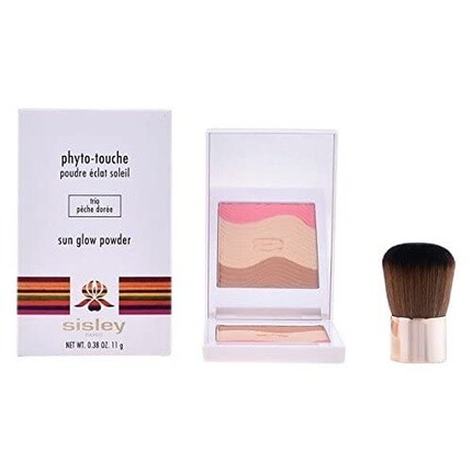 Прессованная пудра Phyto Touches Sun Glow Trio Peach Gold Powder для женщин 0,34 унции, Sisley — фото 2