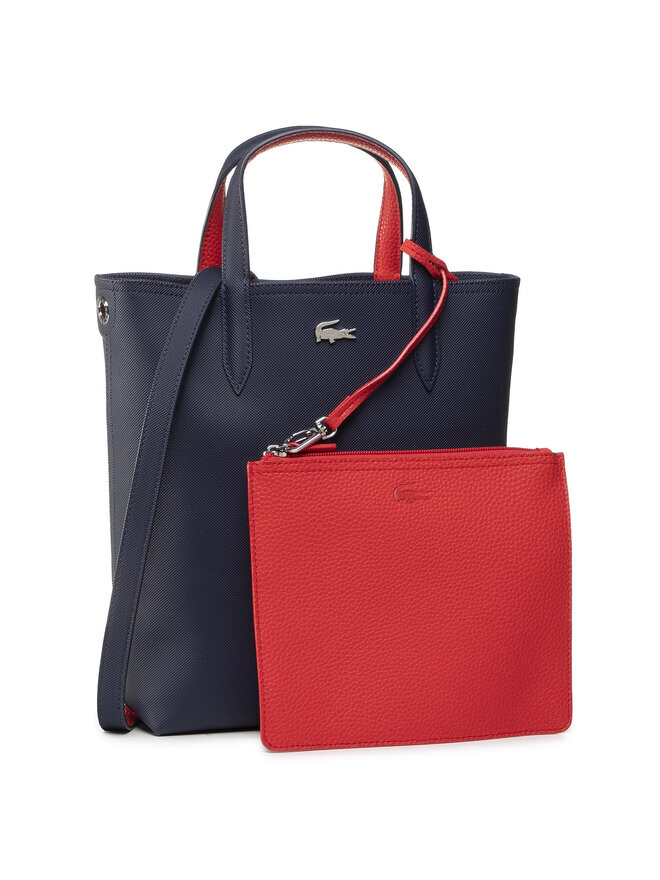 

Сумка Lacoste Vertical Shopping Bag NF2991AA Dunkelblau, красный/темно-синий