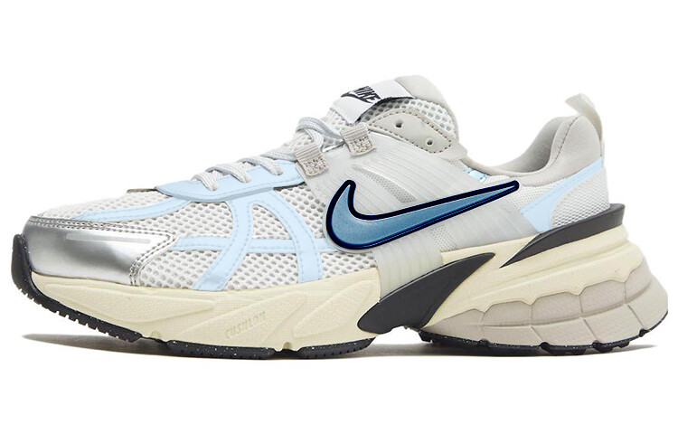

Кроссовки для бега V2K Run женские с низким верхом, синие/белые Nike