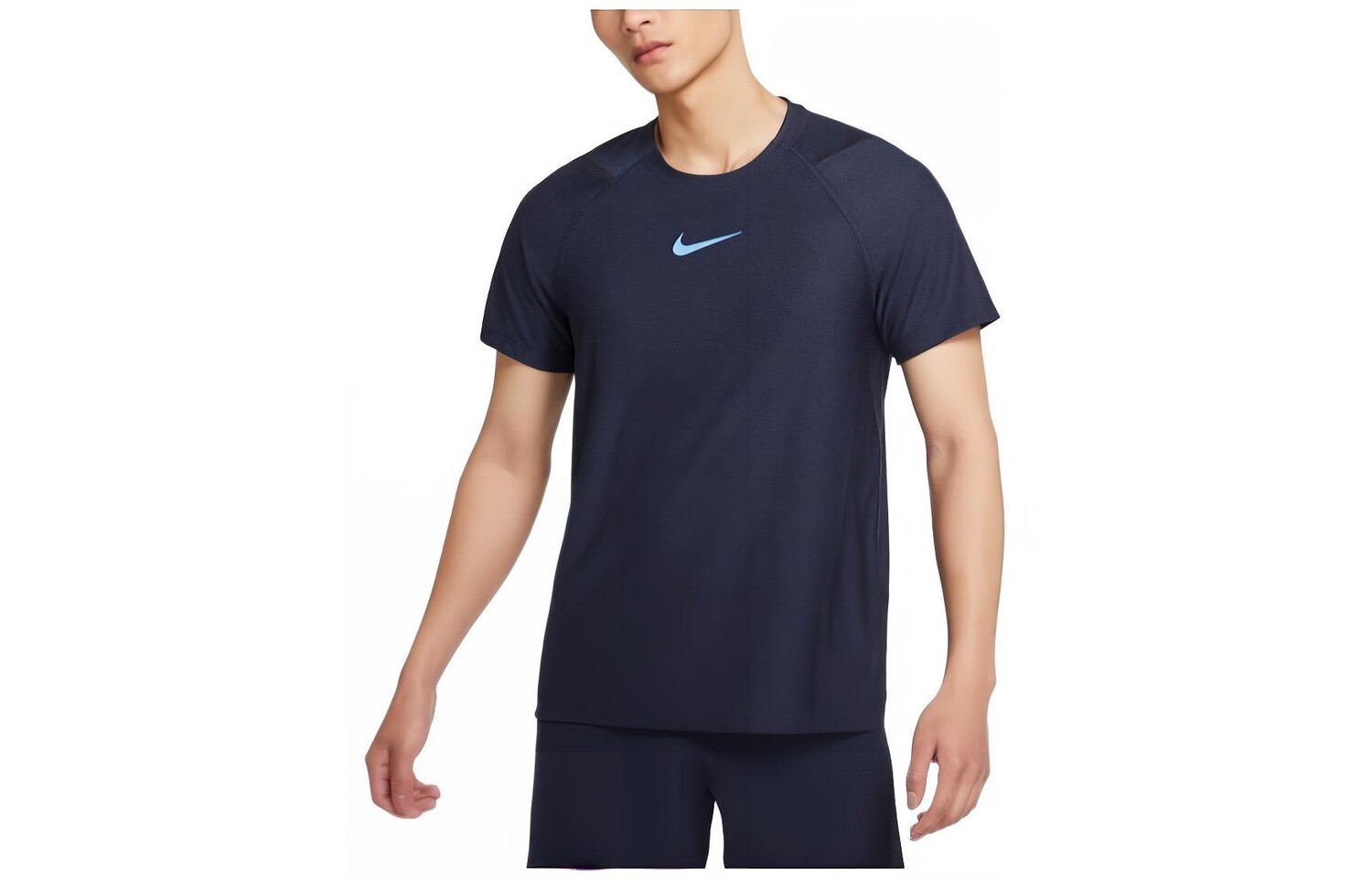 

Футболка мужская темно-синяя Nike, темно-синий