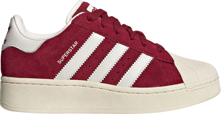 

Кроссовки Wmns Superstar XLG 'Collegiate Burgundy White', красный