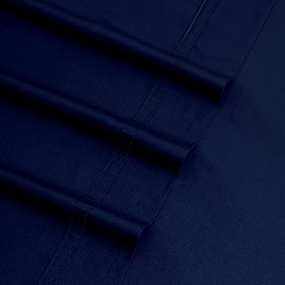 

Простыни Tribeca Living Solid плотностью 300 нитей из египетского хлопка с перкалем и глубокими карманами, синий