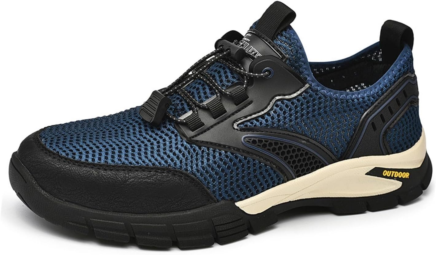 

Мужские кроссовки Aceptolcom, быстрое высыхание, водонепроницаемые для походов, дышащие, легкие, с поддержкой свода стопы, тренировочные, для ходьбы и трекинга, треккинговые кроссовки, синий