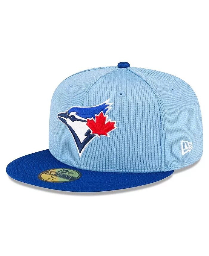 

Мужская светло-синяя кепка Toronto Blue Jays 2024 Batting Practice 59FIFTY Fitted New Era