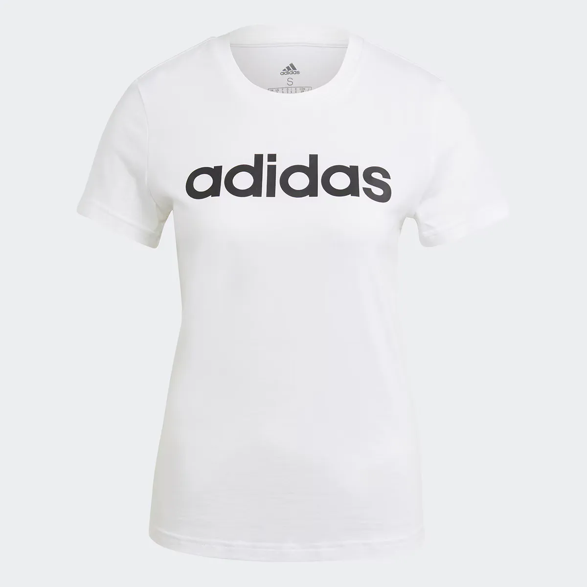 

Женская футболка Adidas LIN, черный/белый