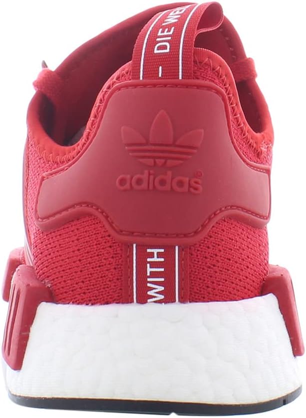 Кроссовки adidas NMDr1 для мужчин, черный/алый — фото 4