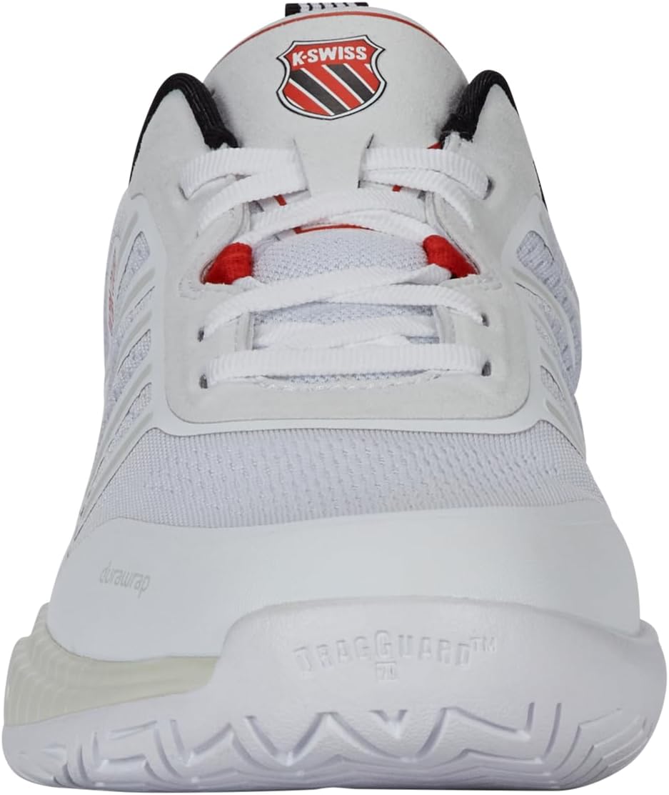 Мужские кроссовки для пиклбола K-Swiss Ultra Court, белый/черный/красный — фото 3