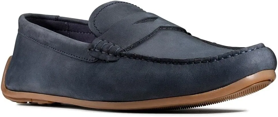 Мужские мокасины Clarks Reazor Penny, Blue Navy Nubuck — фото 3