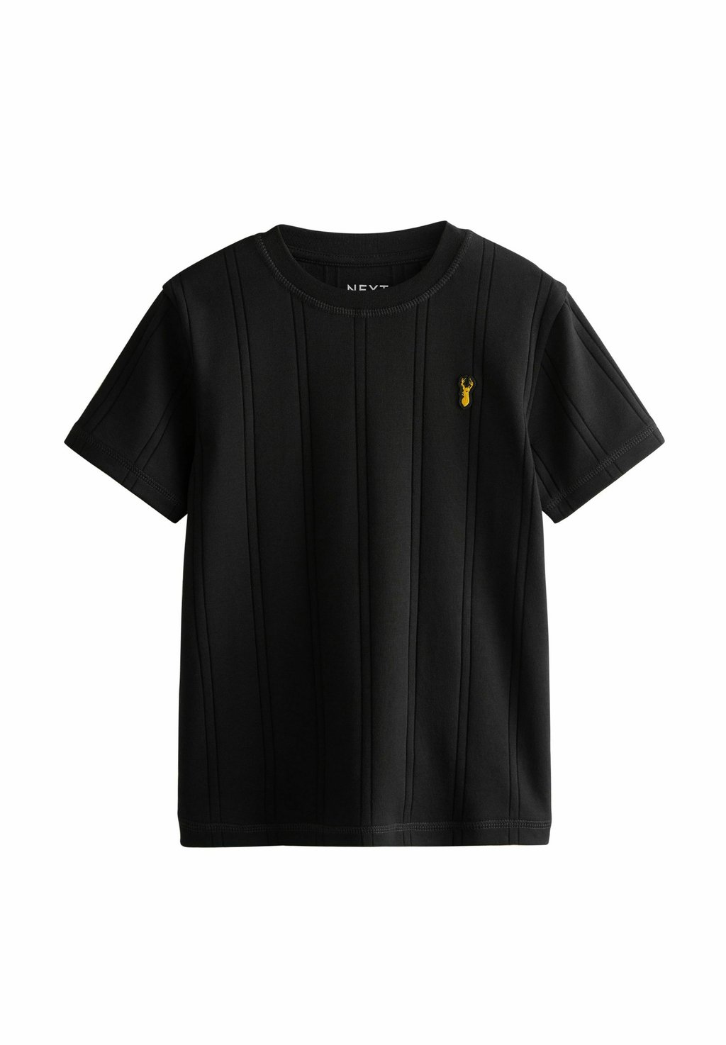 

Базовая футболка VERTICLE TEXTURE SHORT SLEEVE Next, черный