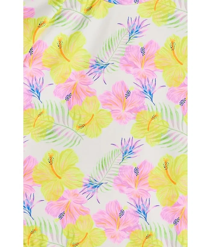 Купальник слитный с оборкой Aloha Vacay Recycled Leg Frill Surf Suit Snapper Rock Kids, Multi — фото 3