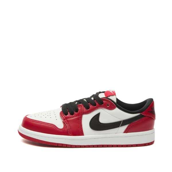 1 ретро низкие и кроссовки PS Air Jordan, красный, черный & белый