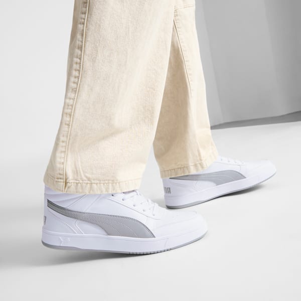 Мужские кроссовки средней высоты Dribble Puma, белый — фото 2