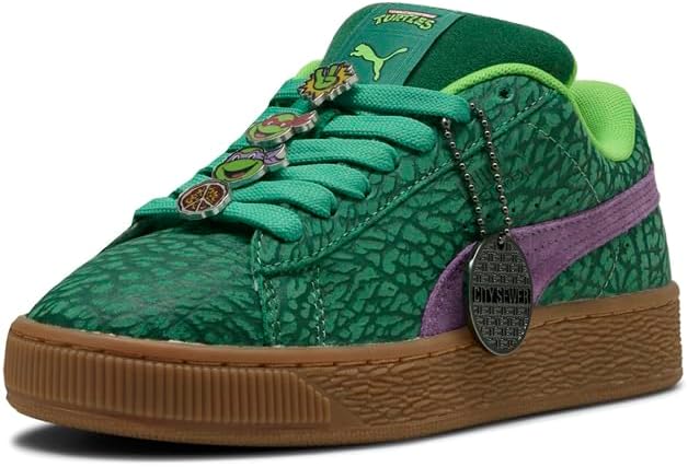 Кроссовки Puma для детей и подростков из замши «Черепашки-ниндзя» XL (для старших детей), Vine/Gum — фото 3
