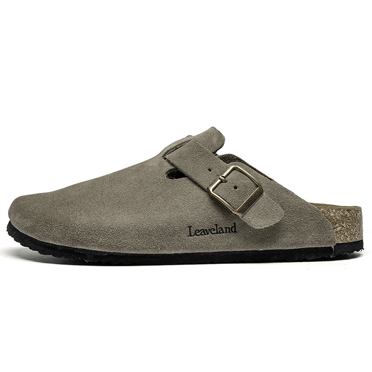 

LEAVELAND Закрытые тапочки мужские - хаки, цвет Khaki