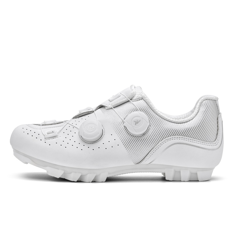 

JYVME Низкие велотуфли унисекс White Mountain с шипами, цвет White Mountain Cleat Shoes