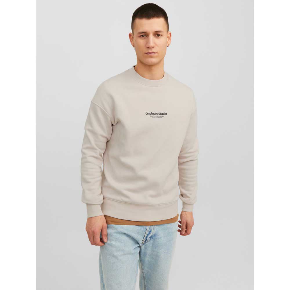 

Толстовка Jack & Jones Vesterbro Sweat Crew Neck Noos, бежевый