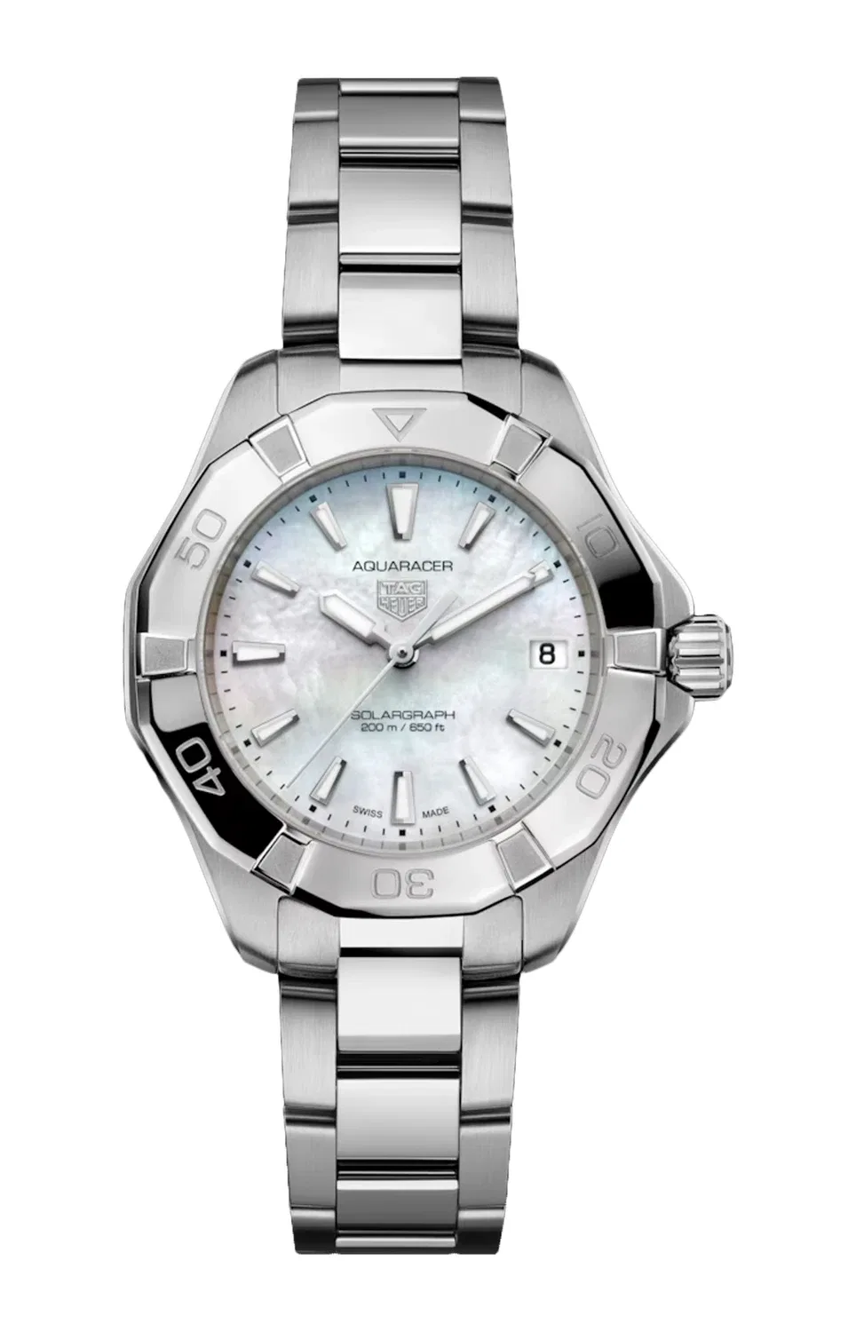 TAG HEUER AQUARACER PROFESSIONAL 200 SOLARGRAPH - WBP1312.BA0005, золотой