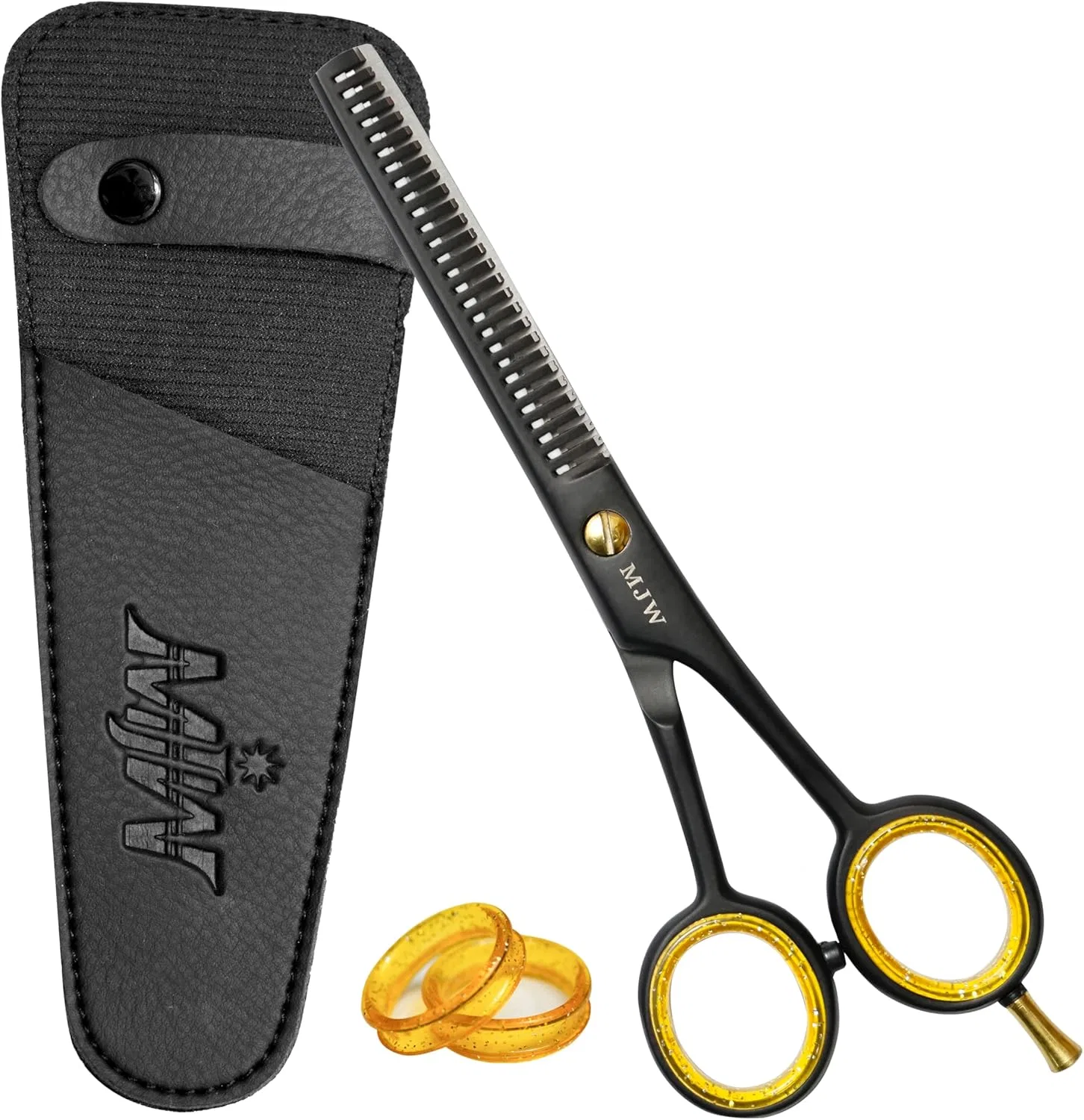 Филировочные ножницы MJW из нержавеющей стали Mjw, Black Thinning