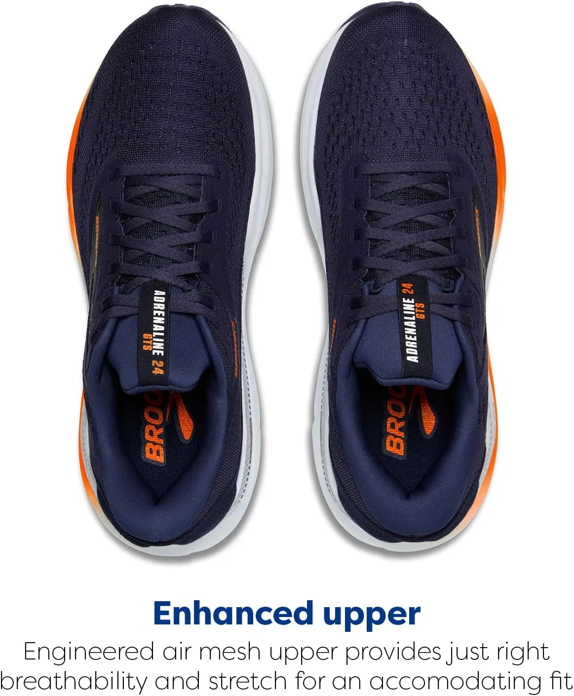 Мужские беговые кроссовки Brooks Adrenaline GTS 24 с поддерживающей подошвой, Multicoloured — фото 4