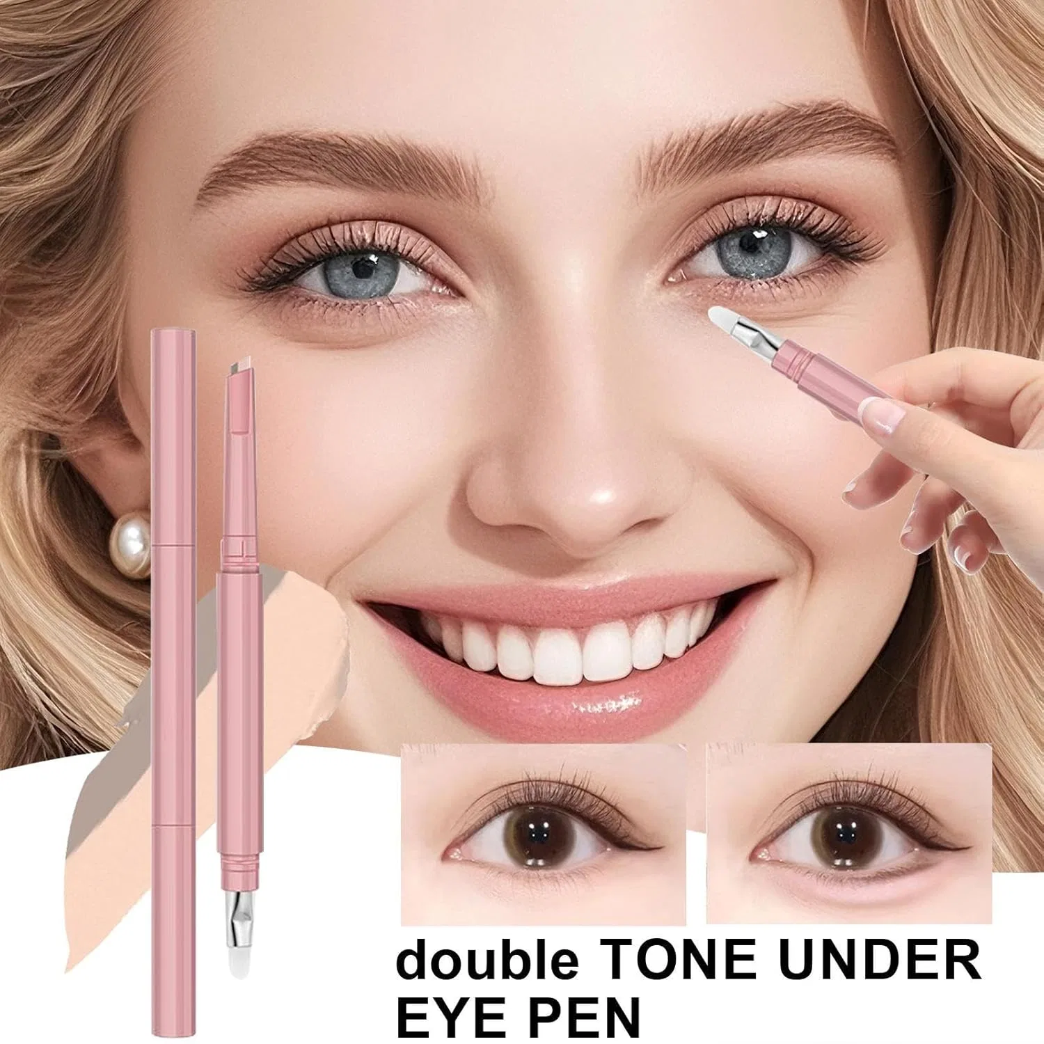 Карандаш для глаз Silk Pen Cosmetics двойной, 2.5 г, 1# — фото 2