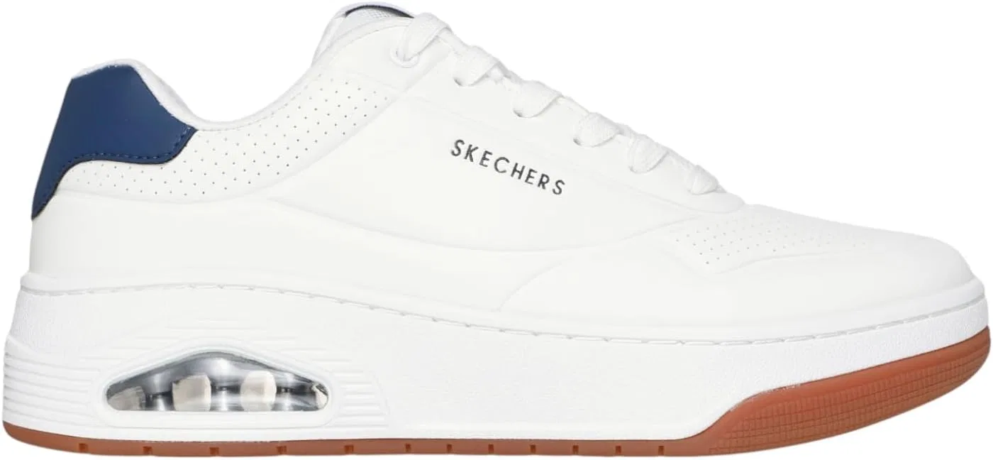 Мужские кроссовки Skechers Uno Court, White Navy — фото 2