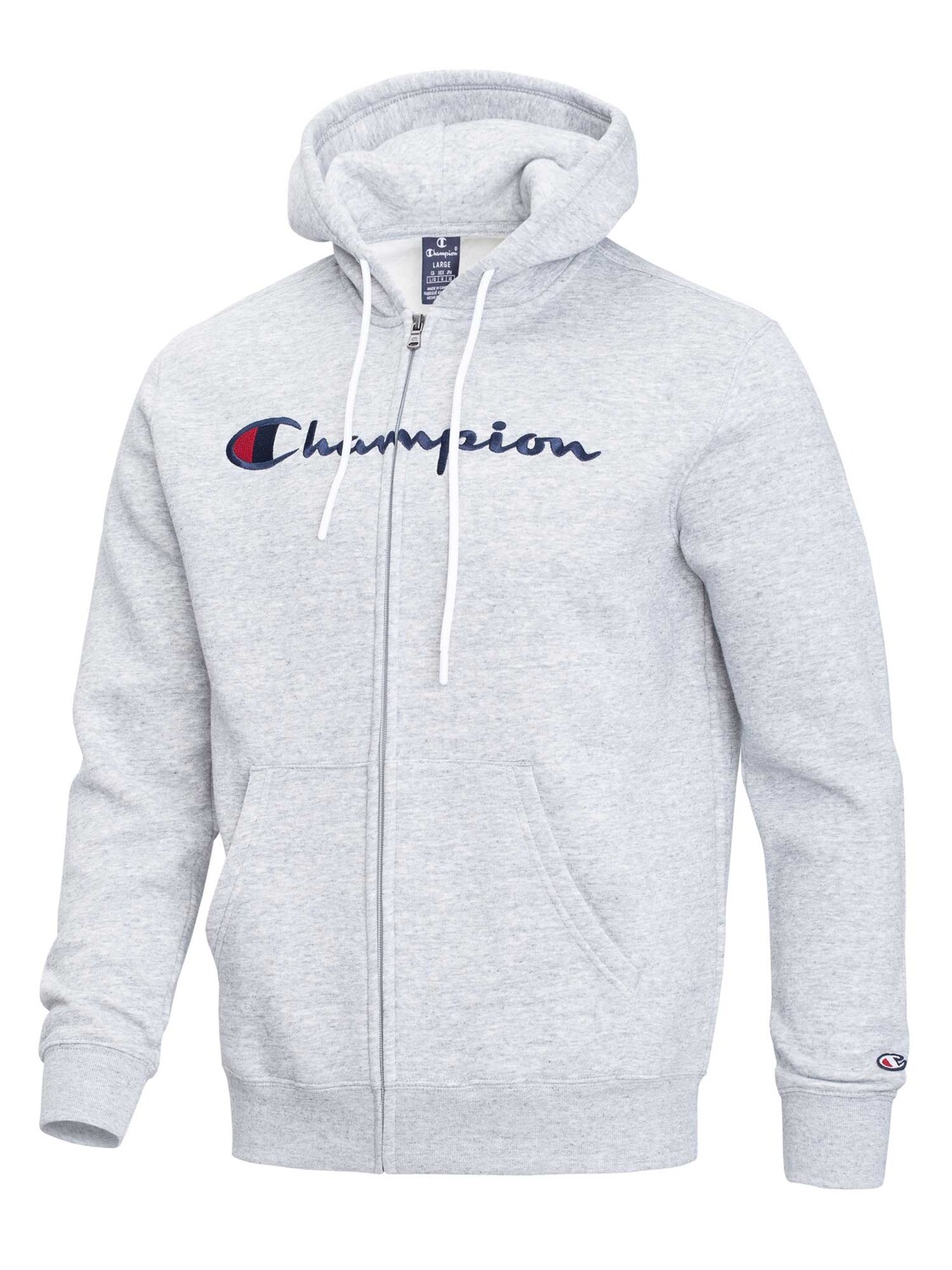 

Толстовка Champion Hooded Full Zip Sweatshirt, серый