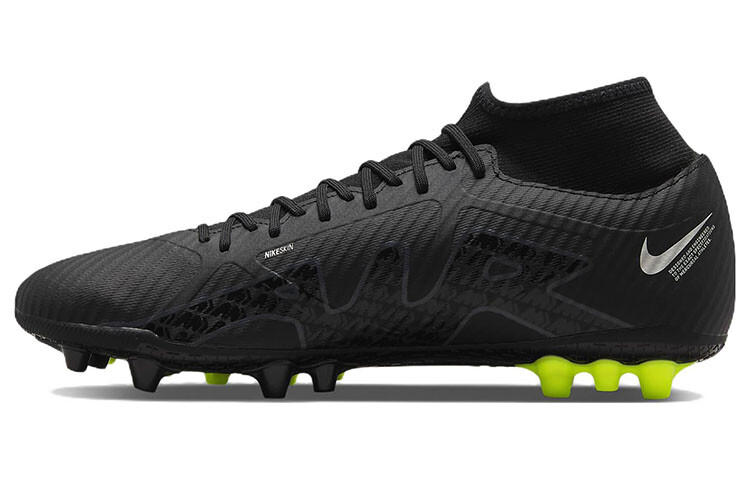 

Футбольные бутсы Mercurial Superfly 9 унисекс среднего размера, черные/зеленые Nike