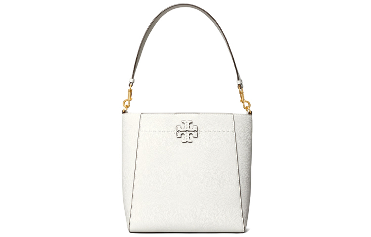 

Кожаная сумка через плечо из коровьей кожи большая женская цвет слоновая кость белый TORY BURCH, Set (Bag+Dust Bag)