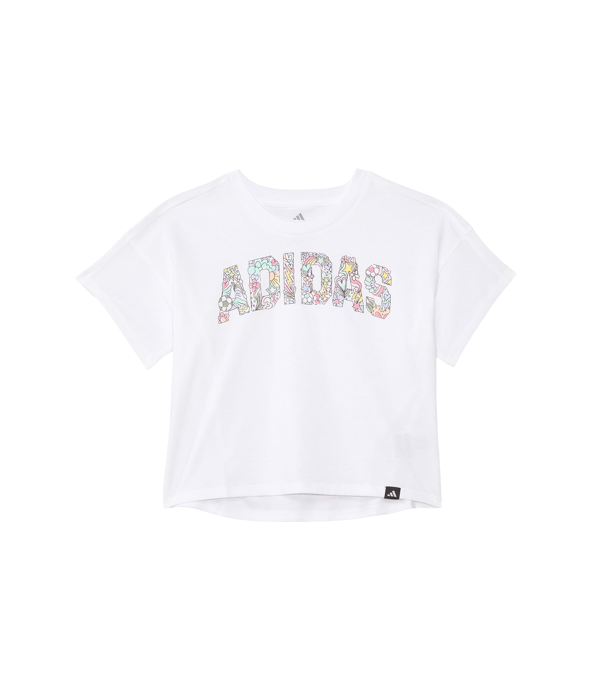 

Футболка adidas Kids Drop Shoulder Tee, белый