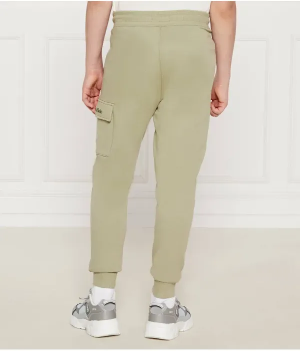 Спортивные штаны regular fit Calvin Klein Jeans, зеленый — фото 3