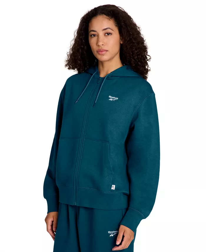 

Женский свитшот с длинными рукавами Reebok, зеленый