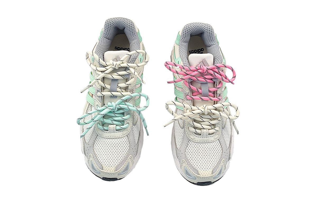 Кроссовки Response унисекс с низким верхом бежевый/зеленый/розовый Adidas Originals — фото 4