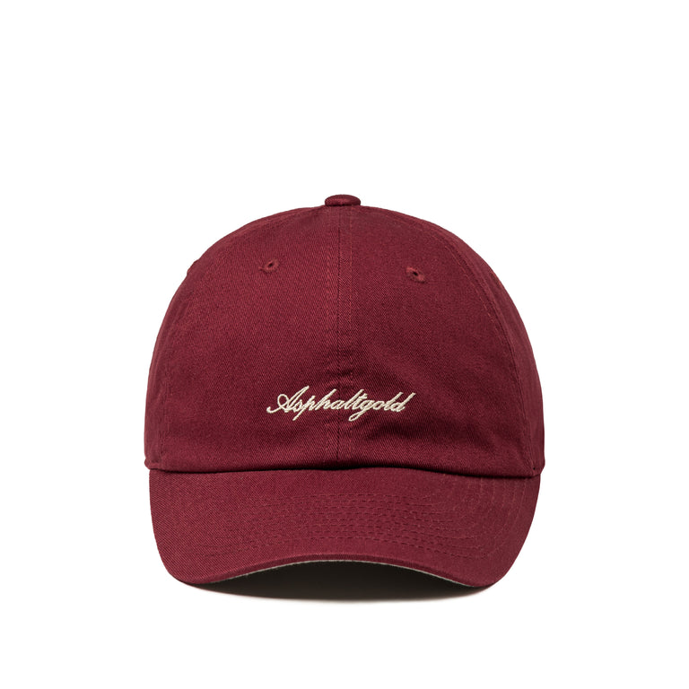 

Бейсболка Script Cotton Twill Cap Asphaltgold, бургунди