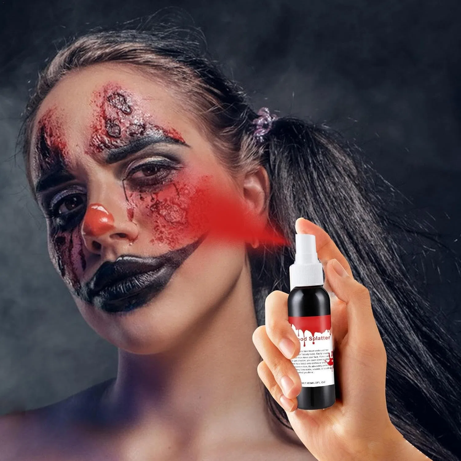 Спрей для лица с эффектом крови Halloween Blood 60 мл — фото 2