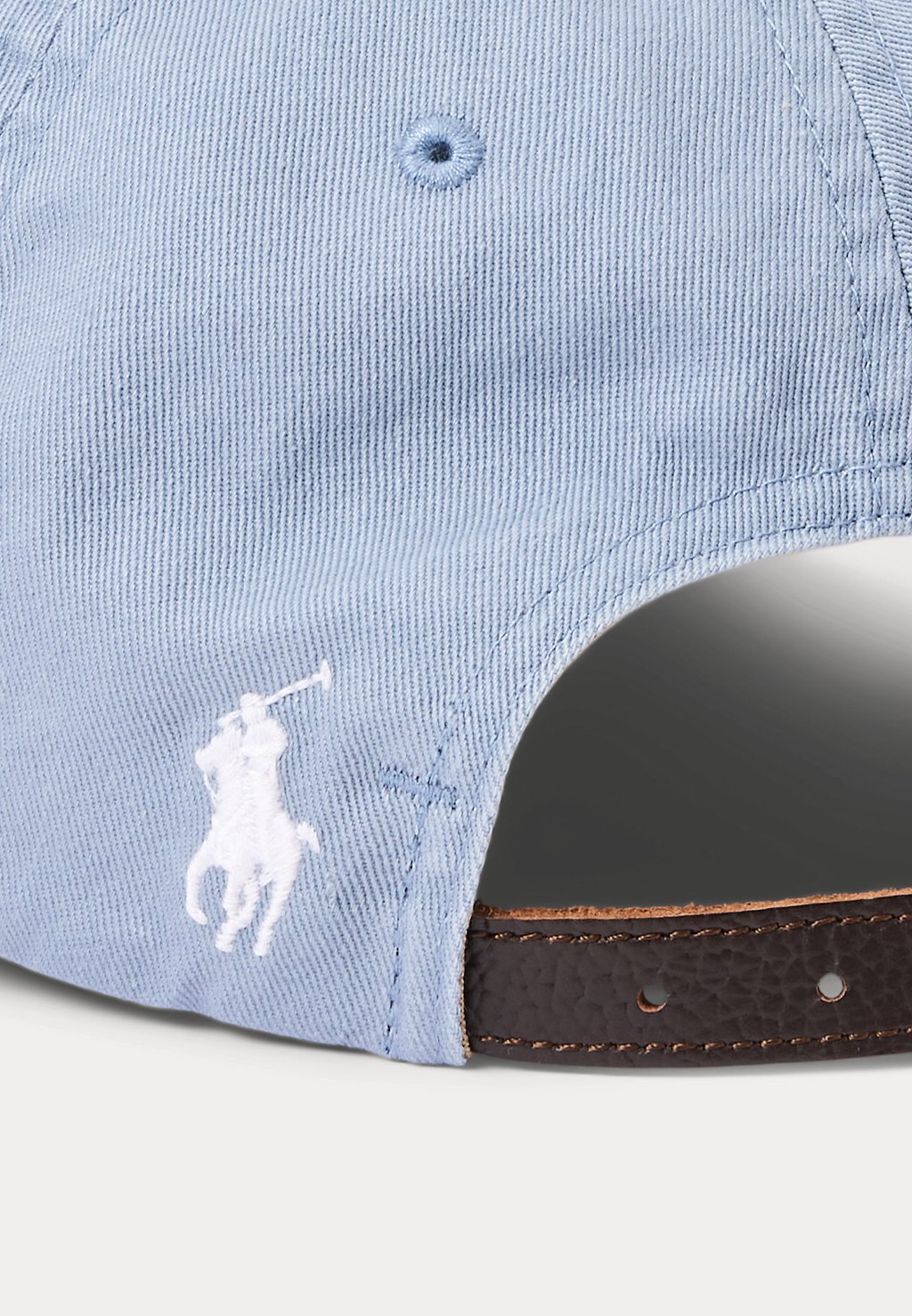 

Бейсболка EMBROIDERED TWILL BALL CAP Ralph Lauren, синий