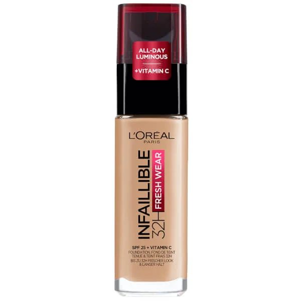 

Непогрешимая 32-часовая жидкая тональная основа freshwear L'Oréal Paris, цвет 140 golden beige