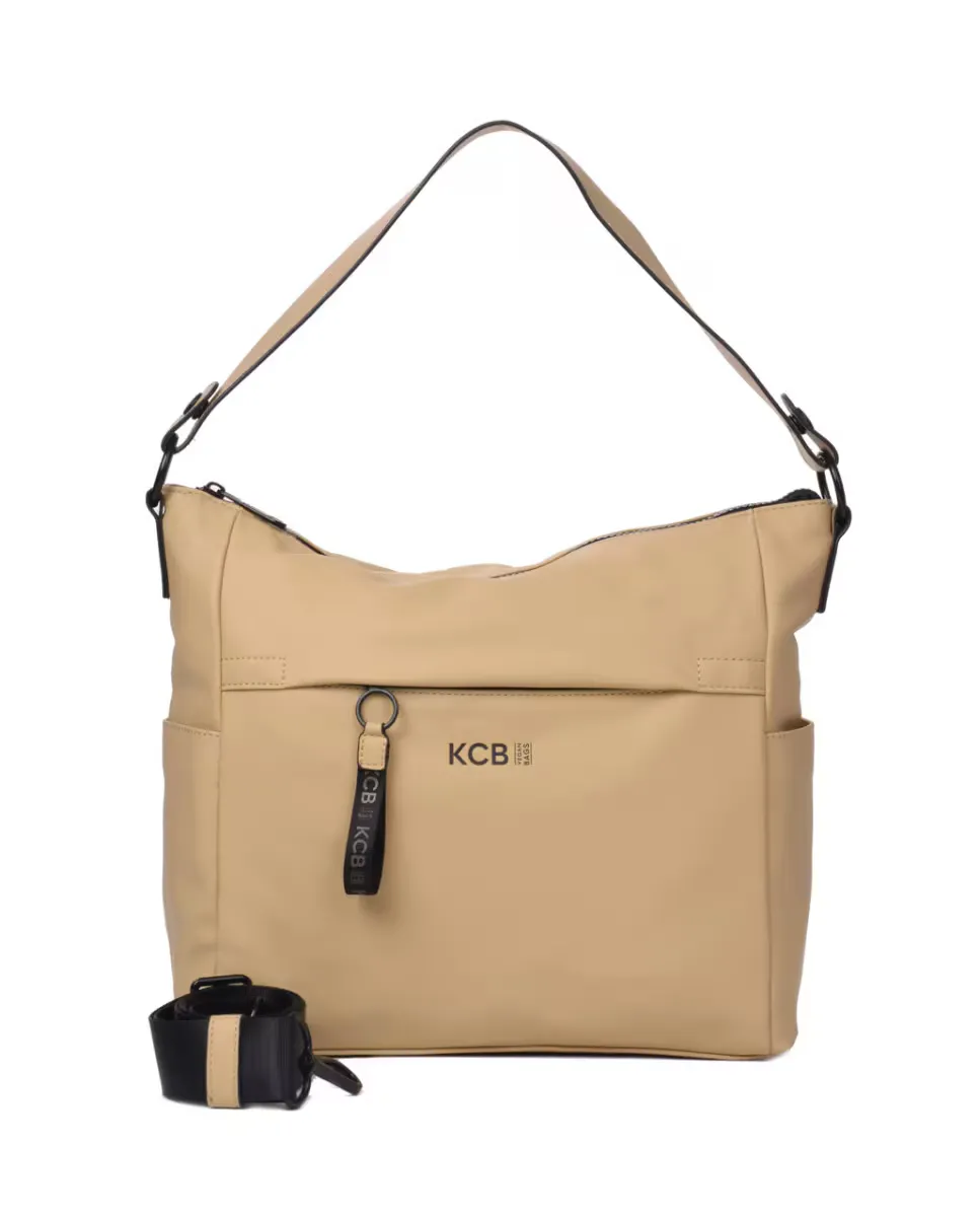 

Сумка через плечо на молнии Kcb, цвет Camel