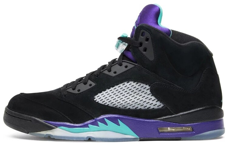 

Кроссовки JORDAN 5 Retro Black Grape 2013, Черный, Кроссовки JORDAN 5 Retro Black Grape 2013
