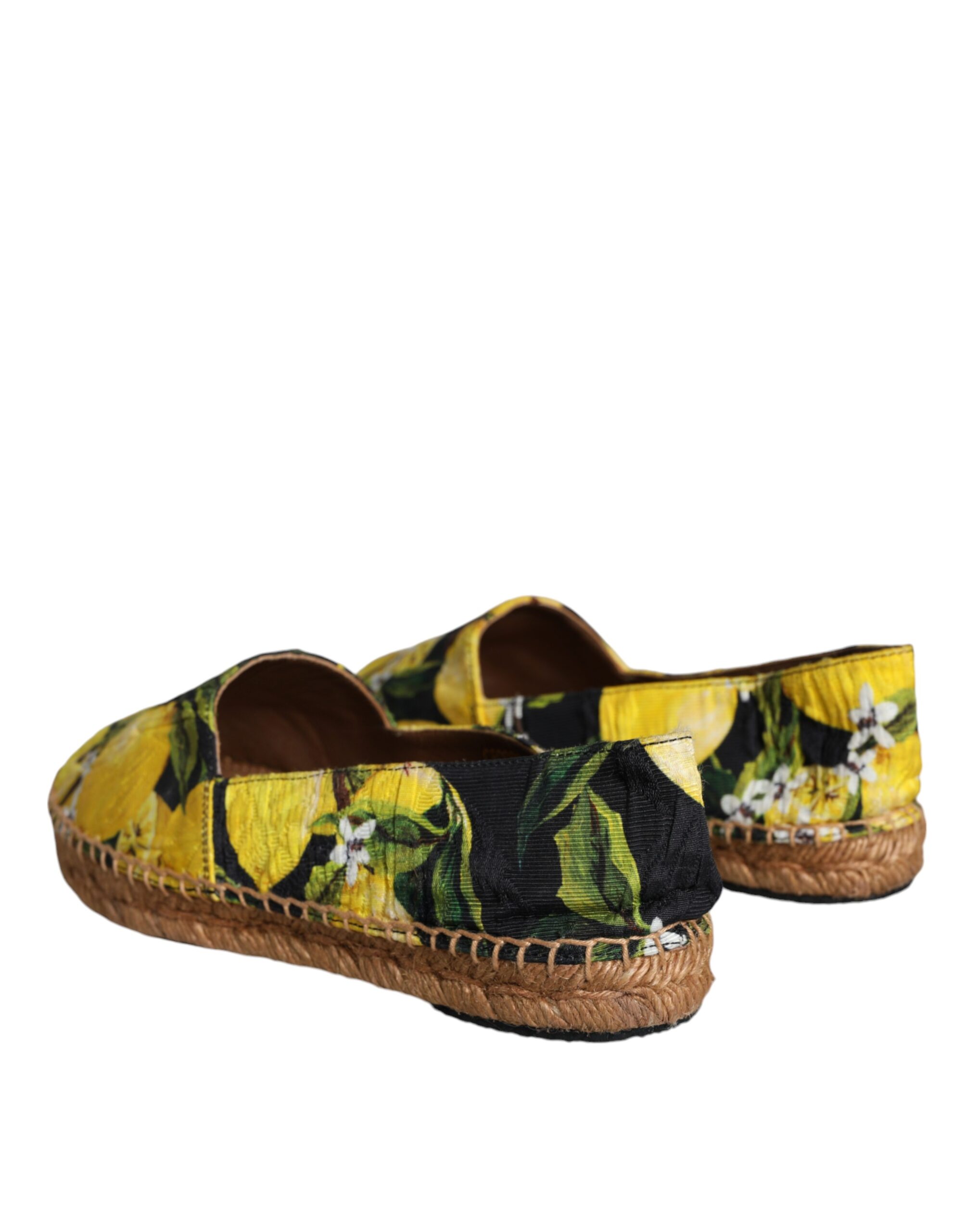 Разноцветные лимонные туфли-эспадрильи Slip On Dolce & Gabbana — фото 4