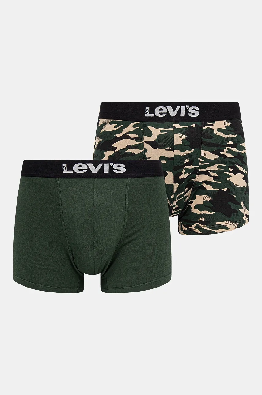

2 упаковки боксеров Levi's, зеленый