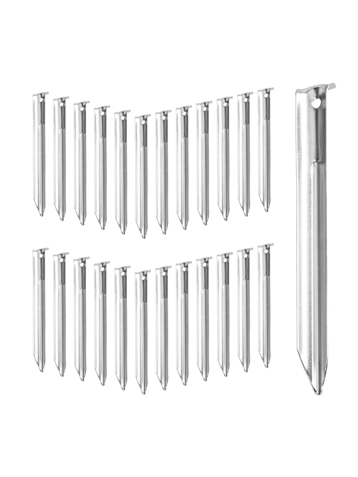 

Relaxdays 25 колышков для палатки серебристого цвета