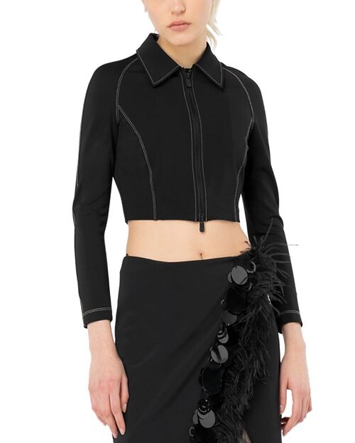 

Укороченная куртка Edipo PINKO, цвет Black